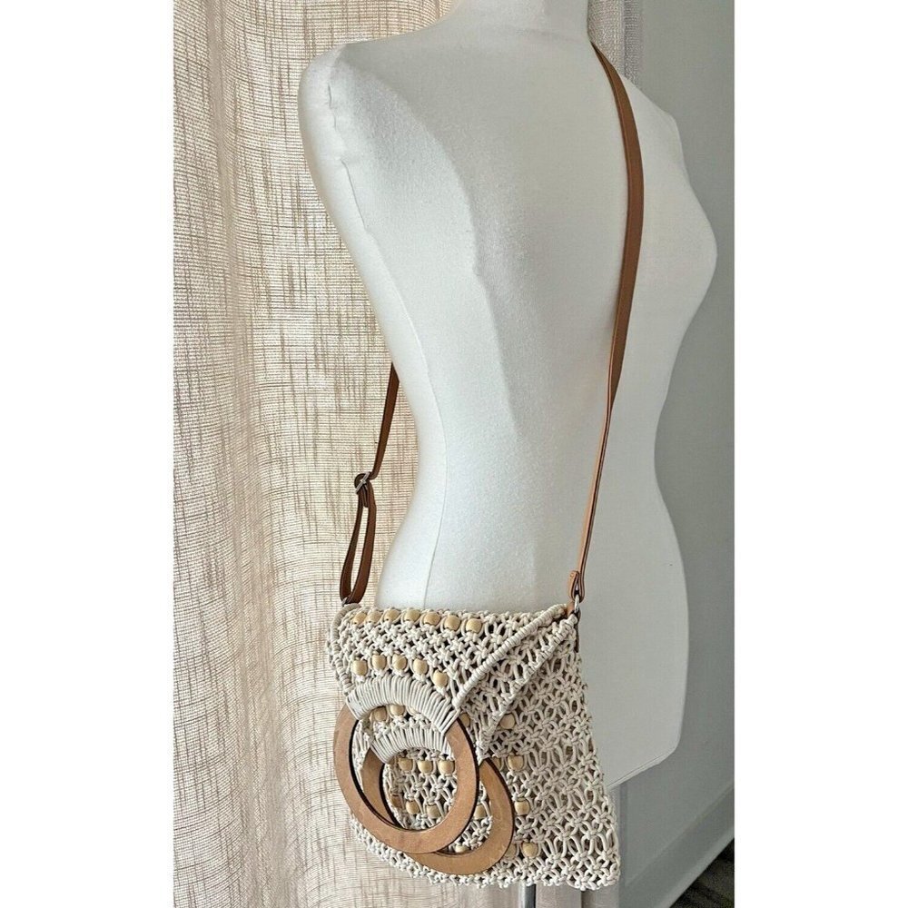 Stylish Crochet Crossbody Bag
